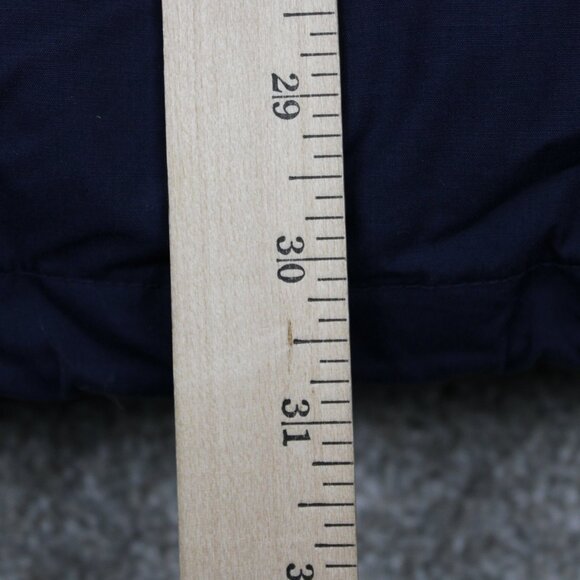 Vintage Triple Fat Goose Jacket Mens Large Blue Duck Down Parka Hip Hop 90s Y2K - Picture 16 of 16